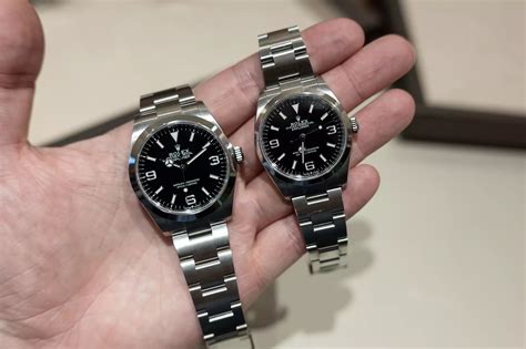 new rolex.explorer|Rolex explorer 36mm vs 40mm.